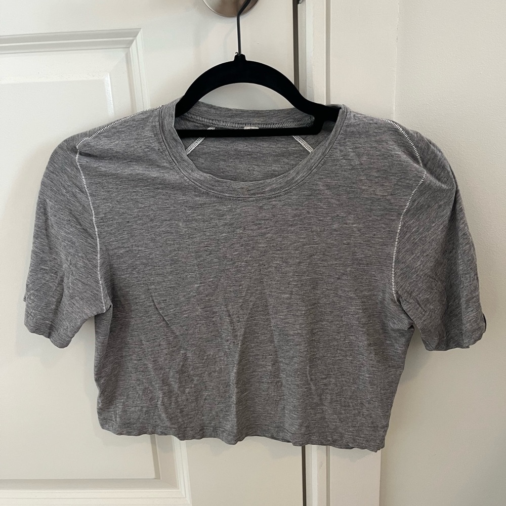 Lululemon Heather Grey Tee